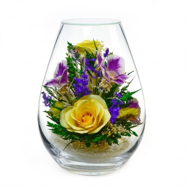"NaturalFlowers" Арт:FMM1 цветы в стекле